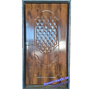 درب چوبی با چهارچوب فلزی آماده کد:m003